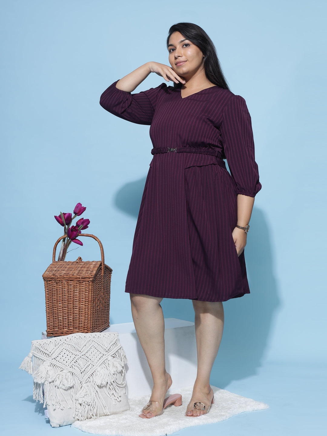  Casual Dresses  3xl dresses - Shop womens v neck dresses online in india- 9shines label 