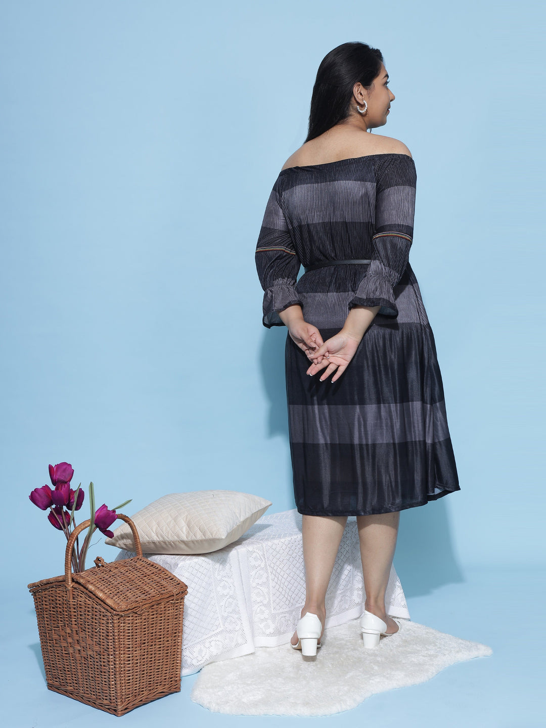  Casual Dresses  5xl Dresses Online India - Shop Grey Dress For Women Online- 9shines label 