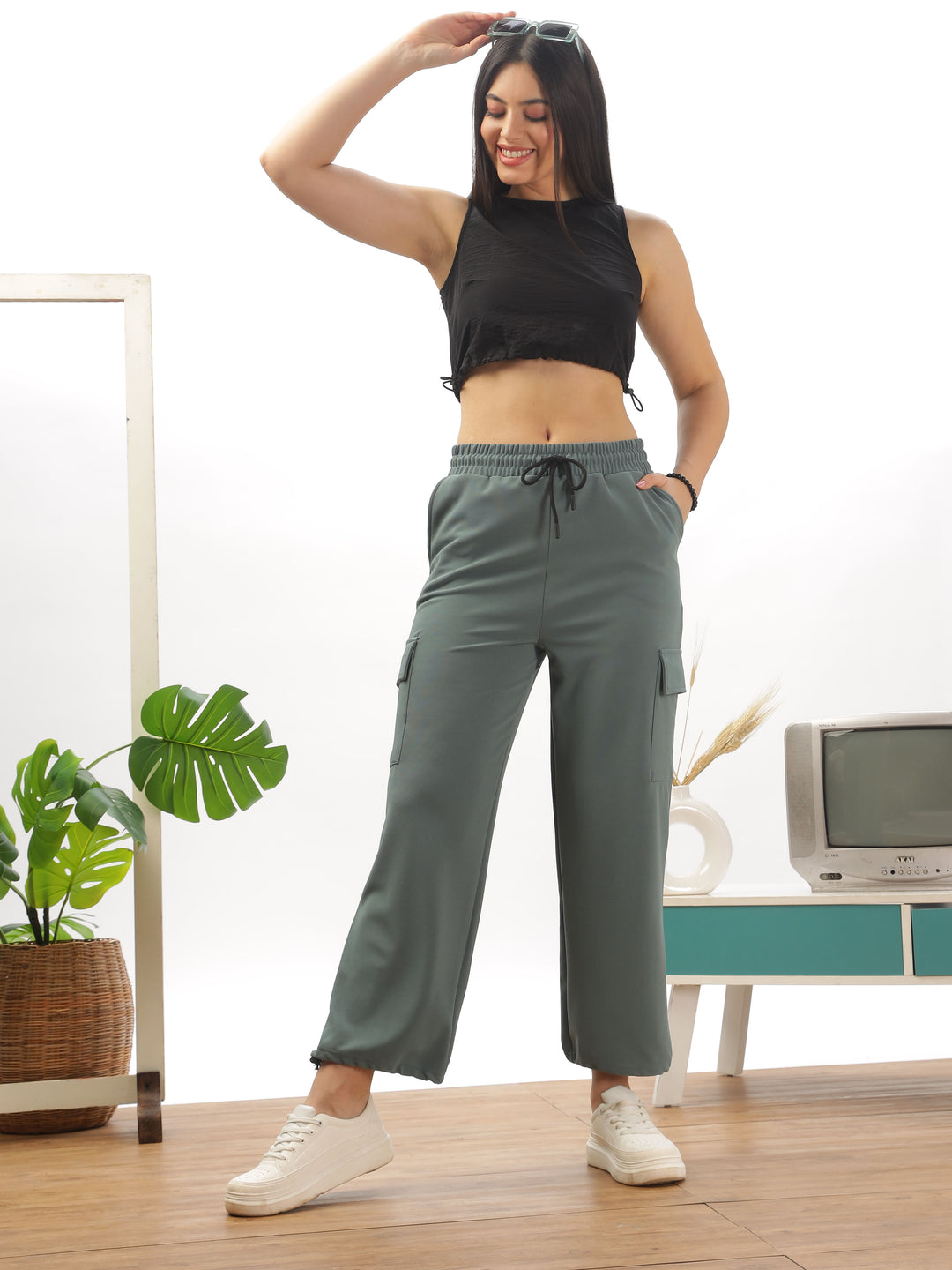 9shines-Olive-Green-Cargo-Pants 