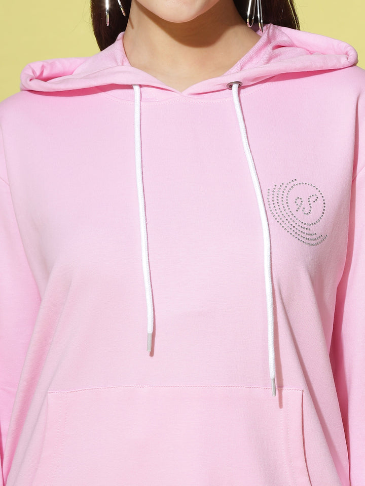  Hoodies  Discover Comfort and Chic: Women's Baby Pink Hoodie - 9shines Label- 9shines label 