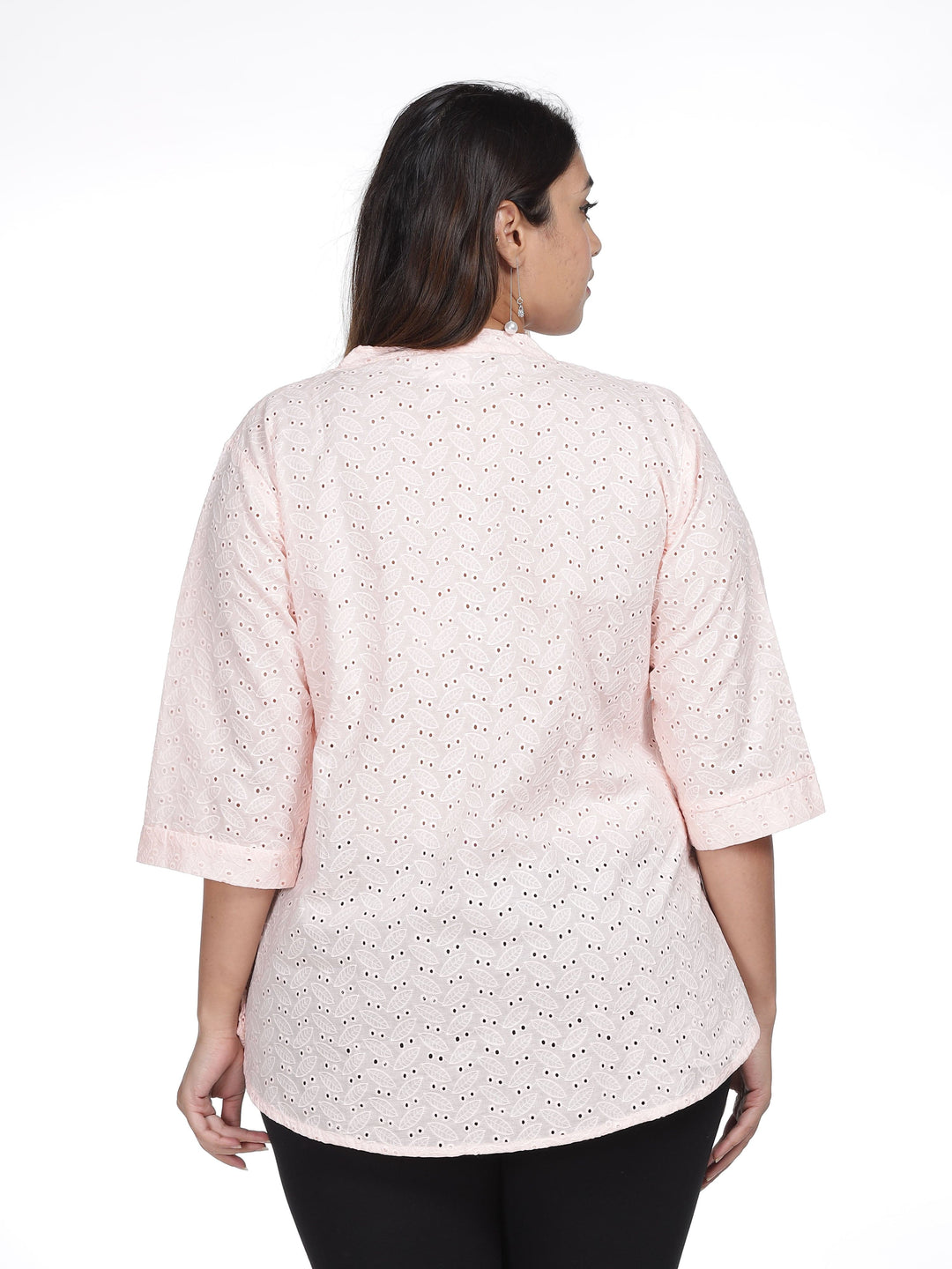  Casual Tops  Big Size Tops For Ladies - Buy Latest Peach Cotton Top Online- 9shines label 