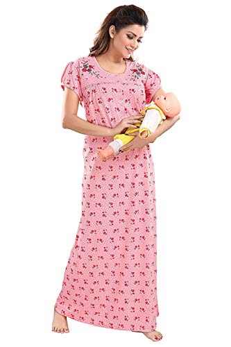  Cotton Blend Nighty  Buy Cotton Blend Designer Nighty | Designer Nighties- 9shines label 