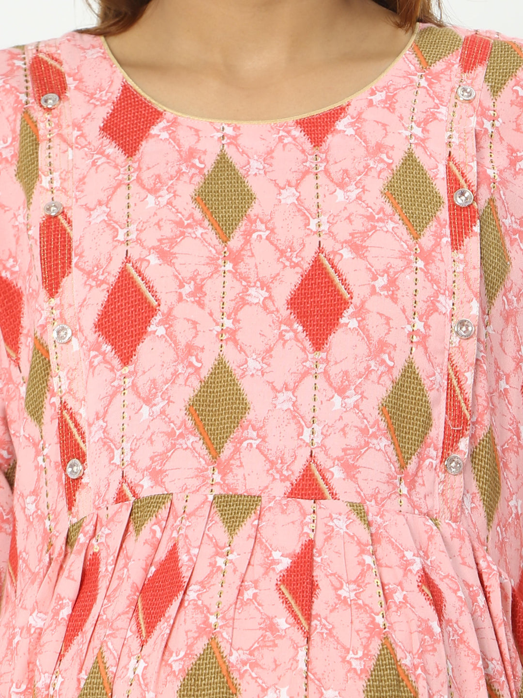  Maternity Kurti  Buy Rayon Maternity Feeding Baby Pink Kurti- 9shines label 