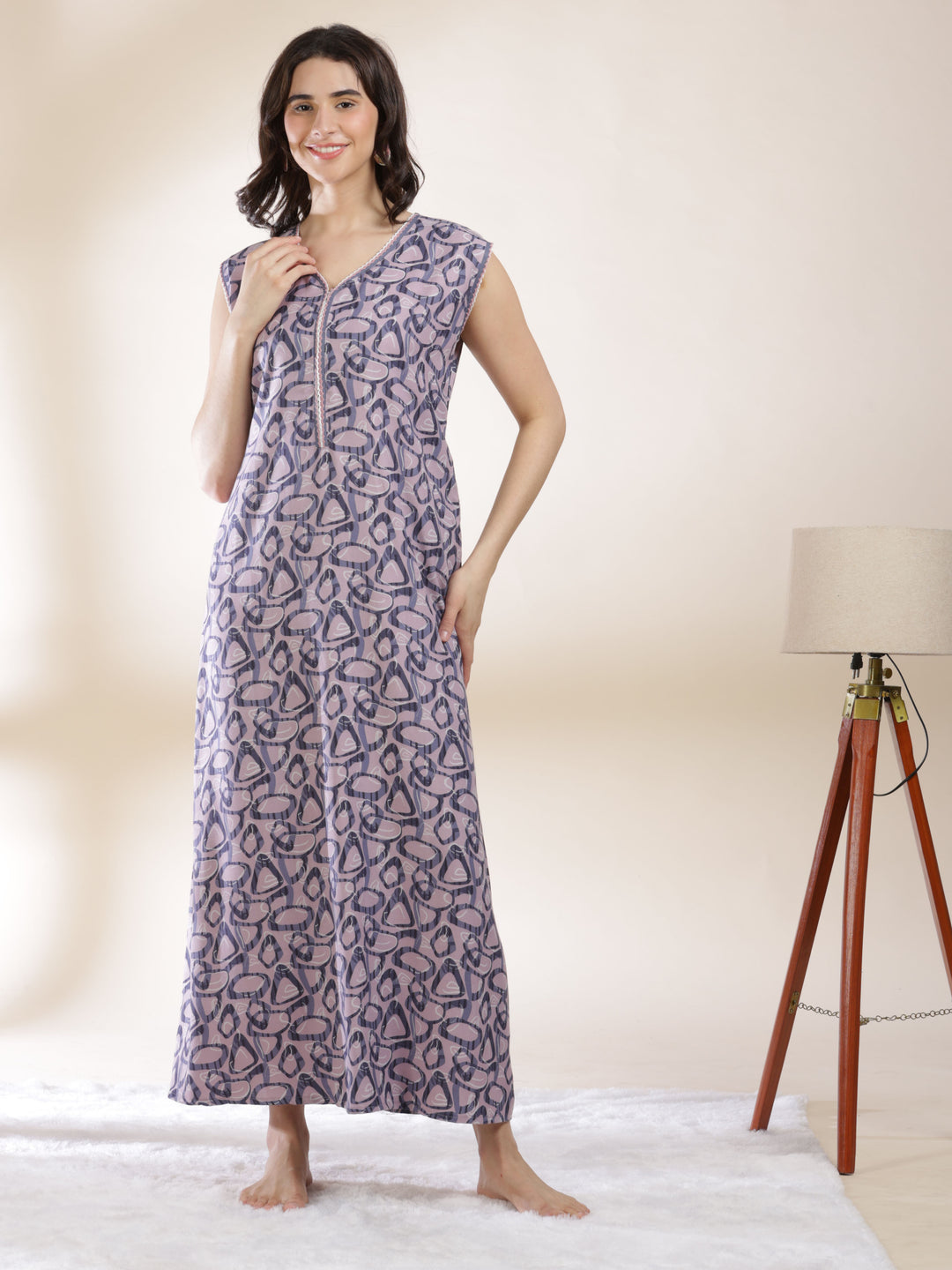  Alpine Nighty  Soft Mitsy Lavender Color Separates - Elegant & Serene- 9shines label 