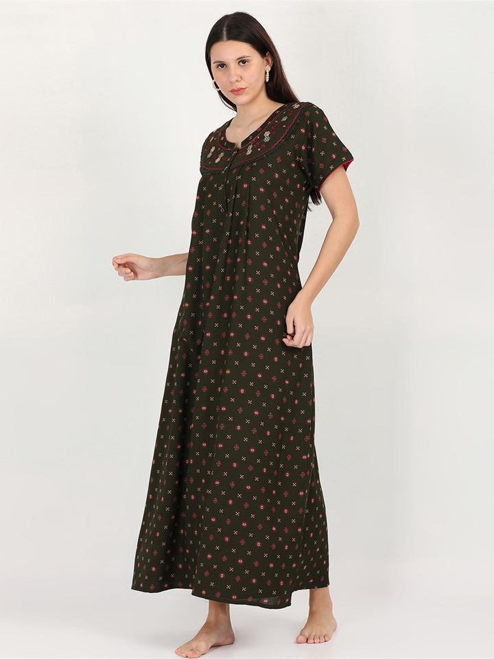 Alpine Designer Green Nighty