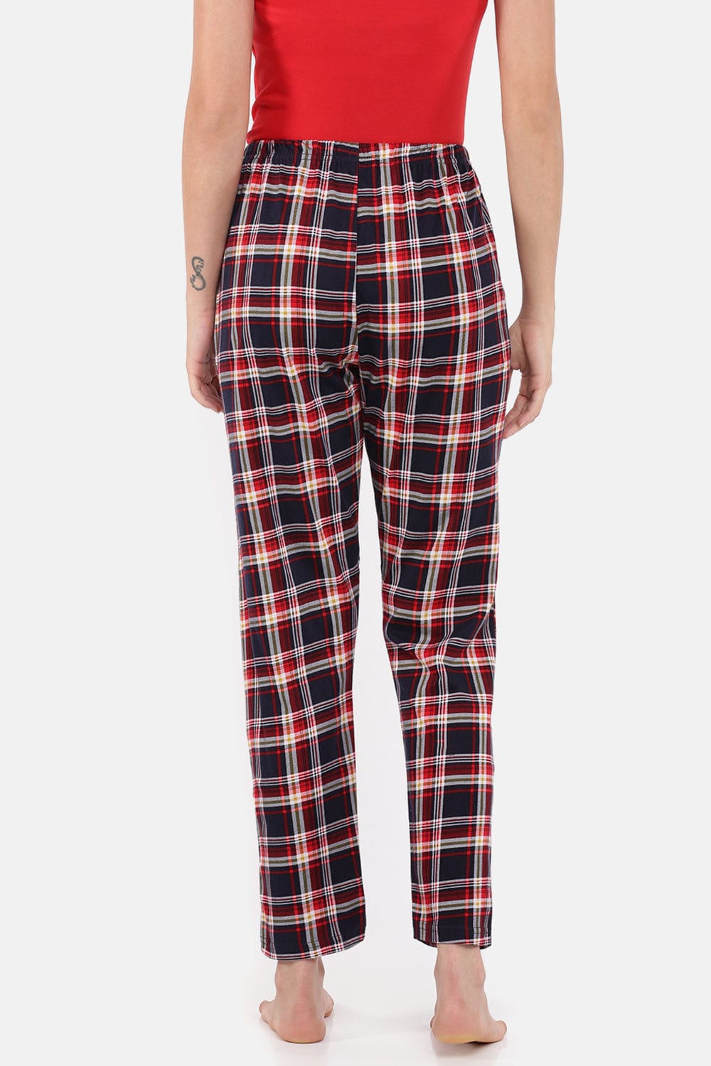  Pyjama  Hosiery Cotton Pyjama | Black and Red Pyjama Pants- 9shines label 