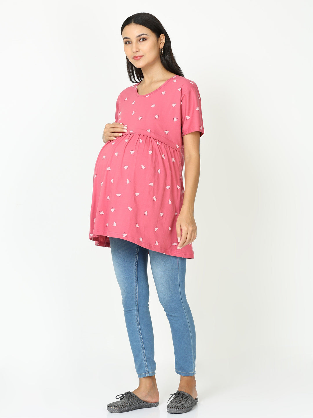  Maternity Top  Buy Hosiery Cotton Maternity Feeding Tops Combo Online- 9shines label 